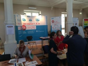 Le stand du 114 à SurdiSalon